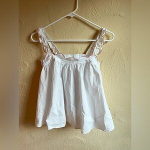 Agent Provocateur Lorna White Cotton Camisole Pyjama Top Size 8